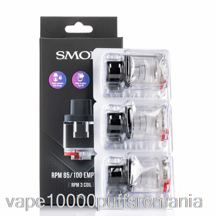 Vape Romania Smok Rpm 85/100 Capsule De Schimb Rpm 3 Coil Capsule